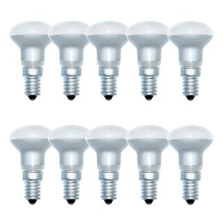 10 x Merkur LED Filament R39 Reflektor 2W E14 90lm warmweiß 2700K 120°