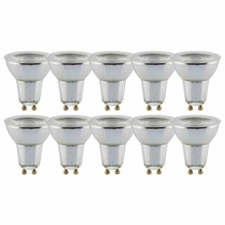 10 x Merkur LED COB Glas Reflektor 7W = 44W GU10 540lm warmweiß 2700K 38°