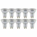 10 x Merkur LED COB Glas Reflektor 7W = 44W GU10 540lm...