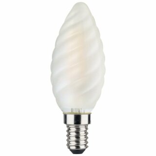 Casaya LED Filament Kerze 4,5W = 40W E14 matt gedreht 470lm warmweiß 2700K Ra>90