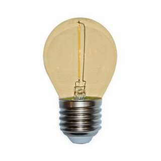 Casaya LED Filament Tropfen 1W = 7W E27 Gold 60lm extra warmweiß 2000K Ra>90