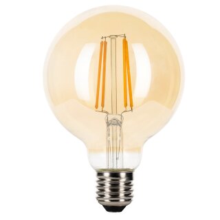 Yphix LED Filament G95 Globe 7W = 44W E27 Gold 540lm extra Warmweiß 2200K DIMMBAR