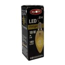 Rubin LED Spiral Filament C35 Kerze 3W = 19W E14 gold...