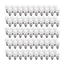 100 x Merkur Glühbirne Tropfen 15W E27 klar Glühlampe Kugel warmweiß Stoßfest 5-Halter