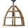 Brilliant Pendelleuchte Matrix Nature Antik Holz Schwarz Korund Ø47cm max. 60W E27 kürzbar