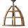 Brilliant Pendelleuchte Matrix Nature Antik Holz Schwarz Korund Ø47cm max. 60W E27 kürzbar