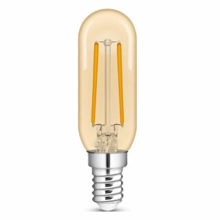 Yphix LED Filament T25 Röhre 2,5W = 17W E14 gold 160lm extra warmweiß 2200K RA>90 DIMMBAR