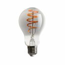 Casaya LED Spiral Filament A60 Birne 5W E27 Rauchglas...