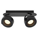 Ledvance LED Deckenleuchte Decor 2 Spot Venus Schwarz 10,5W 1000lm Warmweiß 3000K schwenkbar