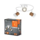 Ledvance LED Deckenleuchte Decor Spot Cork Weiß 3 x...