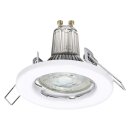 3 x Ledvance LED Einbauleuchte Downlight Recess Weiß 2,6W GU10 230lm Warmweiß 2700K