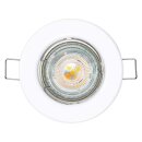 3 x Ledvance LED Einbauleuchte Downlight Recess Weiß 2,6W GU10 230lm Warmweiß 2700K