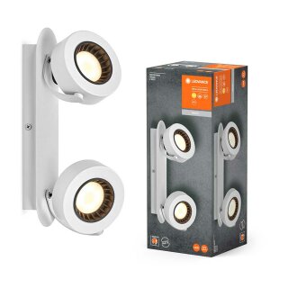 Ledvance LED Deckenleuchte Decor 2 Spot Venus Weiß 10,50W 1000lm Warmweiß 3000K schwenkbar