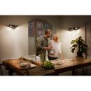 Ledvance LED Deckenleuchte Wandlampe Decor 3 x Spot Pluto Schwarz 14,4W 1350lm Warmweiß 3000K schwenkbar