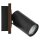 Ledvance LED Deckenleuchte Wandlampe Mercury Holz Schwarz 3,4W GU10 230lm Warmweiß 2700K Ra>90 Dimmbar Schalter