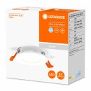 Ledvance LED Einbauleuchte Downlight Slim Weiß Ø8,5cm 4,5W 240lm Tageslicht 6500K kaltweiß 110°