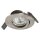 Ledvance LED Einbaustarhler Downlight Recess Nickel 4,3W GU10 350lm Warmweiß 2700K schwenkbar