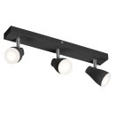 Ledvance LED Deckenleuchte Spot Pear Schwarz 3 x 4,3W GU10 1050lm warmweiß 2700K schwenkbar