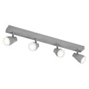 Ledvance LED Deckenleuchte Wandlampe Spot Pear Grau 4 x 4,3W GU10 1400lm Warmweiß 2700K schwenkbar