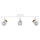 Ledvance LED Deckenleuchte Decor Spot Kork Weiß 3 x 3,4W GU10 690lm Warmweiß 2700K Ra>90 Dimmbar