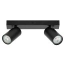 Ledvance LED Deckenleuchte Wandlampe Spot Octagon Schwarz 6,8W GU10 460lm Warmweiß 2700K