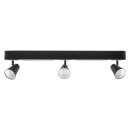 Ledvance LED Deckenleuchte Wandlampe Decor 3 Spot Neptune Schwarz 26W 2450lm Warmweiß 3000K schwenkbar