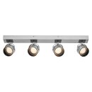 Ledvance LED Deckenleuchte Decor Spot Jupiter Silber 4 x 5,5W 2000lm Warmweiß 3000K schwenkbar