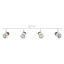 Ledvance LED Deckenleuchte Decor Spot Kork Weiß 4 x 3,4W GU10 920lm Warmweiß 2700K Ra>90 Dimmbar