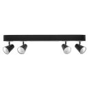 Ledvance LED Deckenleuchte Wandlampe Decor 4 Spot Neptune Schwarz 27W 2570lm Warmweiß 3000K schwenkbar