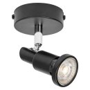 Ledvance LED Deckenleuchte Wandlampe Spot Schwarz 3,4W GU10 230lm Warmweiß 2700K Dimmbar