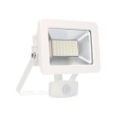 LED´s light LED Fluter Außenstrahler Weiß IP44 30W 3300lm Neutralweiß 4000K Bewegungsmelder