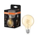 Osram LED Spiral Filament G80 Globe 4,9W = 40W E27 gold 470lm extra warmweiß 2200K DIMMBAR