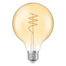 Osram LED Spiral Filament G80 Globe 4,9W = 40W E27 gold 470lm extra warmweiß 2200K DIMMBAR