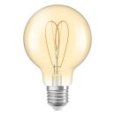 Osram LED Herz Filament G80 Globe 8W = 60W E27 gold 806lm extra warmweiß 2200K DIMMBAR