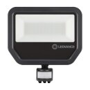 Ledvance LED Fluter Schwarz IP65 50W 6000lm Neutralweiß 4000K Bewegungsmelder