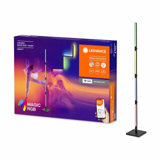 Ledvance LED Smart+ Stehleuchte Schwarz 24W 1000lm RGBW 2700K verstellbar Dimmbar App Google Alexa WiFi