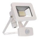 LED´s light LED Fluter Außenstrahler Weiß IP44 10W 1100lm Neutralweiß 4000K Bewegungsmelder