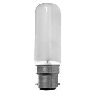 Merkur Glühbirne T30 Röhre 25W B22d matt 65V Glühlampe warmweiß dimmbar Sonderspannung