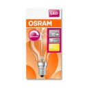 Osram LED Filament Tropfen 2,8W = 25W E14 klar 250lm warmweiß 2700K DIMMBAR