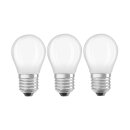 3 x Osram LED Filament Tropfen 5,9W = 60W E27 matt 806lm...