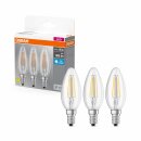 3 x Osram LED Filament Leuchtmittel Kerzen 5,9W = 60W E14...