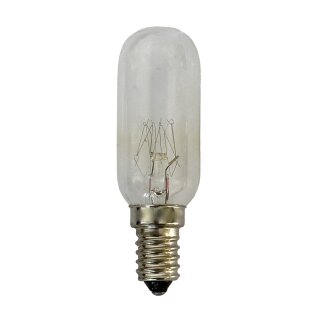 Merkur Glühbirne T26 Röhre 15W E14 klar 260V Glühlampe warmweiß dimmbar