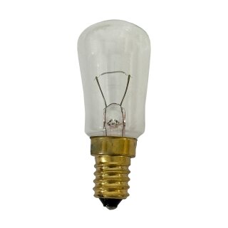 Merkur Glühbirne T28 Röhre 25W E14 klar 12V Glühlampe warmweiß dimmbar Sonderspannung