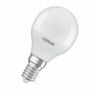 Osram LED Tropfen 3,3W = 25W E14 matt 250lm warmweiß 2700K recycelter Kunststoff