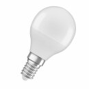 Osram LED Tropfen 3,3W = 25W E14 matt 250lm warmweiß 2700K recycelter Kunststoff