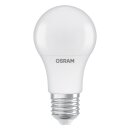 Osram LED A60 Birne 10W = 75W E27 matt 1055lm warmweiß 2700K recycelter Kunststoff