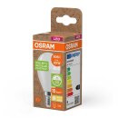 Osram LED Tropfen 7,5W = 60W E14 matt 806lm warmweiß 2700K recycelter Kunststoff