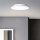 Brilliant LED Deckenaufbau-Panel Buffi Sandweiß Ø25cm 13W 1300lm warmweiß 2700K