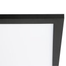 Brilliant LED Aufbaupanel Deckenleuchte Buffi Schwarz eckig 60x60cm 40W 4000lm Neutralweiß 4000K