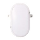 LED´s light LED Außenlampe Ovalleuchte Weiß IP65 9W 1000lm CCT 2700K/4000K/6000K 120°